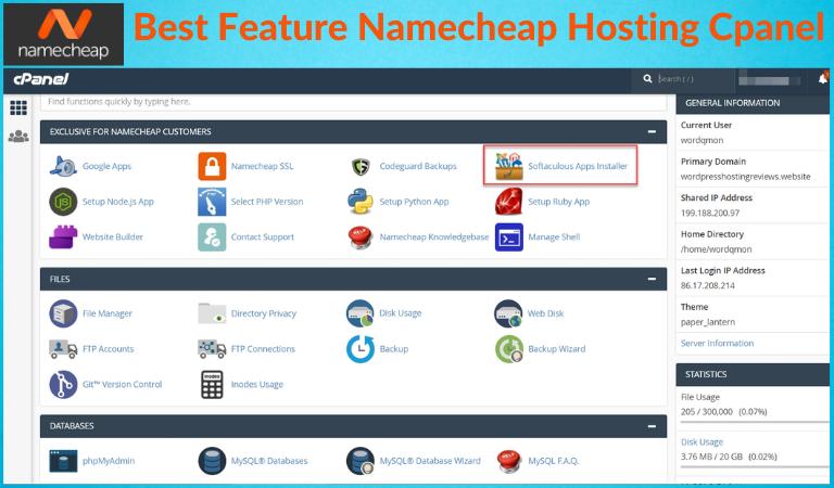 namecheap hosting review