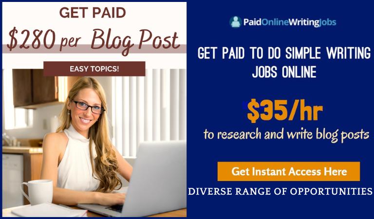 PaidOnlineWritingJobs Opportunities